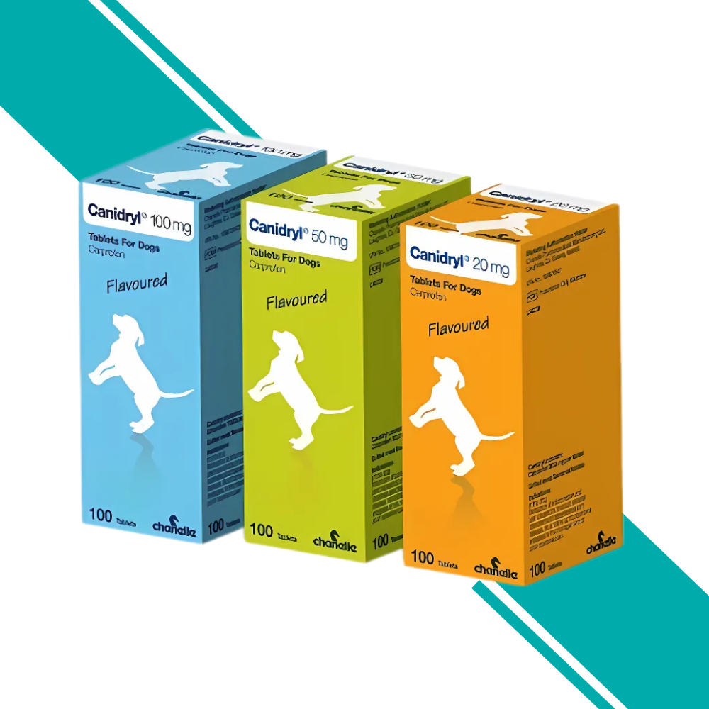 Canidryl Flavoured Tablets designed for Dogs